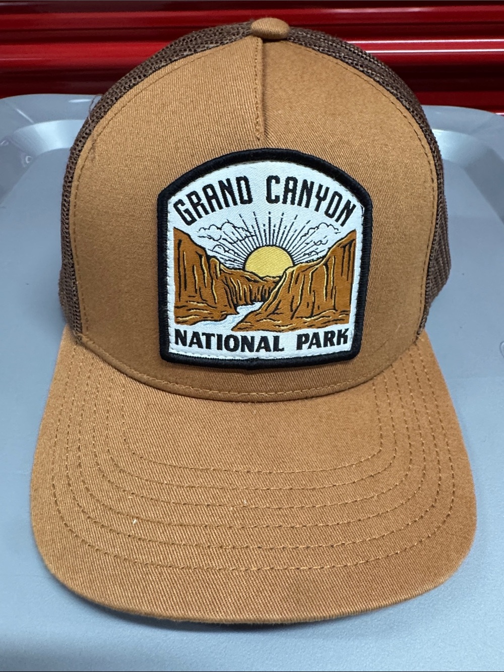 MAD Engine Brown/Camel Mesh Trucker Hat